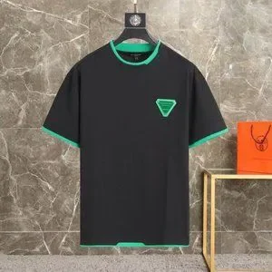 Tシャツ・カットソー Bottega Veneta LOGO SHIRT Grey T-shirt with crinkle effect Bottega Veneta - Vitkac AS